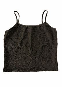 Embellished Spaghetti Strap Tank Top