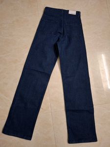 Wide Leg Jeans/ straight fit jeans (dark wash)