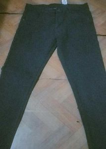 Dark silver jeans