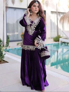 🧨💜Designer Velvet Shrara Set