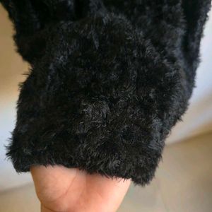 Fuzzy Black top/dress