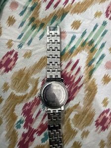 Elegant Silver Chain Watch