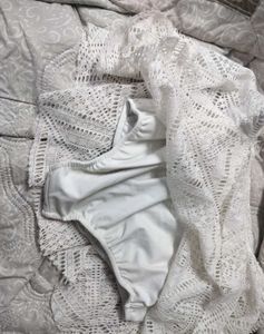 White Lace Mini Skirt
