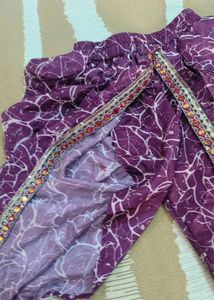 Embroidered Kurta Set with Dhoti Pants