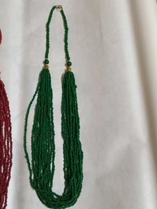 Boho Layered Beaded Necklaces Set