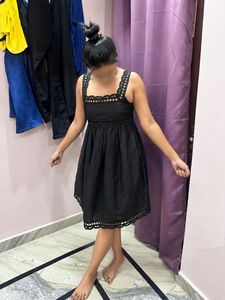 Chic Black A-Line Mini Dress