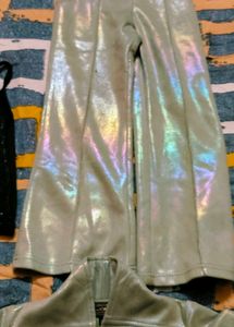 Shimmering western wear 3 piece set