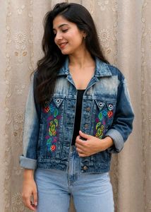 Embroidered Denim Jacket