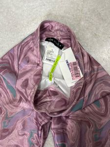 Marbled Print gym tights