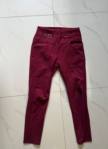 Stylish Maroon Trousers