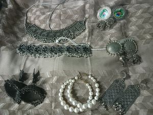 Oxidised Jewellery Set
