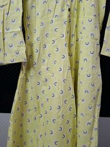 Yellow Printed Midi Dress 🌈