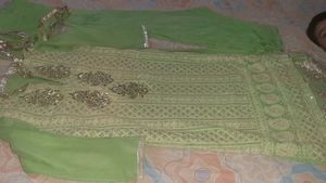 Elegant Green Embroidered Kurta Set