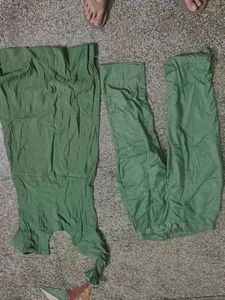 Green Kurti with Pants