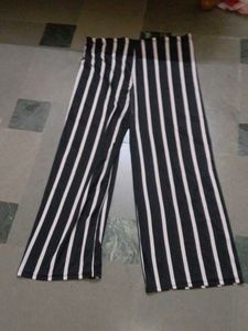 Striped Wide-Leg Pants