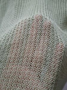 Olive Mesh boxy top