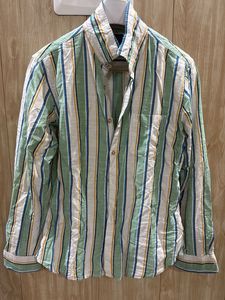 Pantaloon Men's Striped Button-Down Shirt