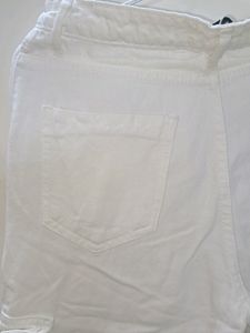 Zara White Jeans