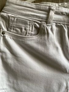 Mango White Skinny Fit Jeans
