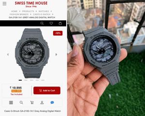 G-Shock Grey Camouflage Watch