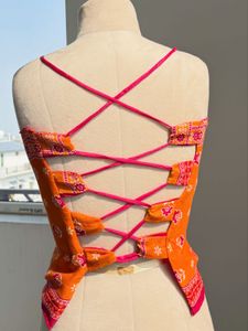 y2k🌷orange backless top ✨🫶🏻