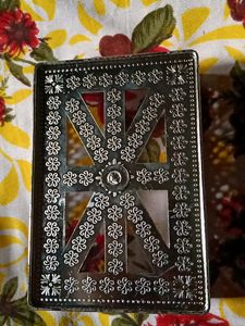Decorative Silver Trinket Box