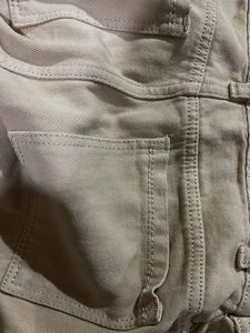 Cream Cargo Pants