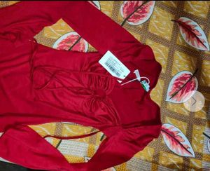 Elegant Red Bodycon Maxi Dress