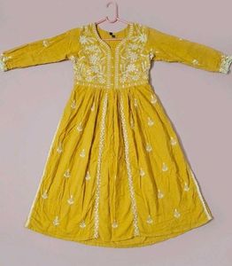 Yellow Kurta Pant Set