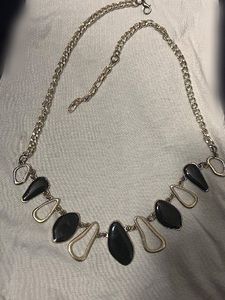 Statement Black & Gold Necklace