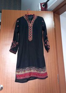 Black Kurta N Duppatta