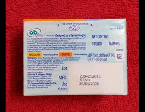 O.B. Pro Comfort Tampons
