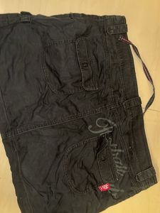 Black Cargo skirt