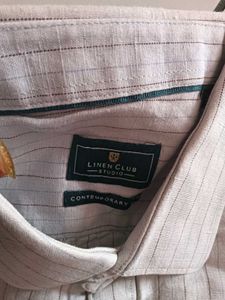 Linen Club Striped Shirt(like new)