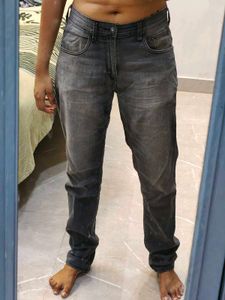 Stylish Grey Wash Jeans