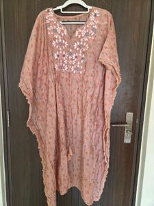 Embroidered Kaftan Kurta set L