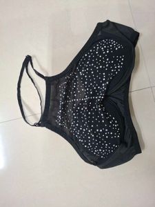Sparkling Black Bra