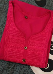 Vibrant Pink Kurti Top