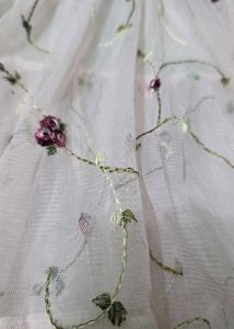 Pastel Pink Floral Sheer Ruffle Top | Cute Aesthet