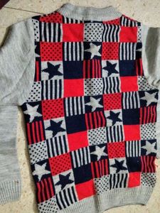 Men's Star Patchwork Knit Sweater