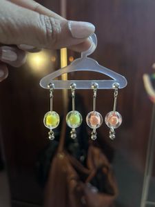 Cute Bubble Flower Dangle Earrings