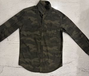 Men's Camo Button-Down Shirt
