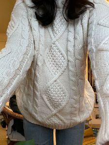 Cozy Cream Cable Knit Sweater