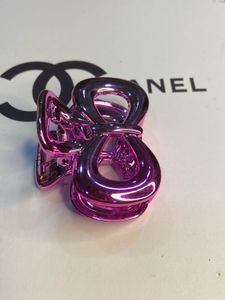Pink Bow Hair Clip