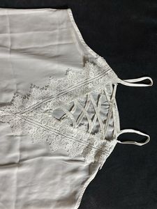Sheer Lace Trim Cami Top