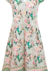 Floral Print V-Neck Dress