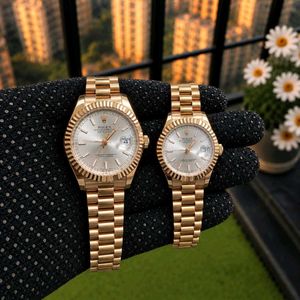 Rolex Datejust Two-Tone Watch Pair COUPLE WATCHES
