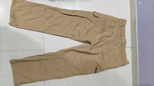 khaki Stylish Cargo Pants with tag