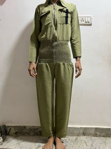 Olive Green Jumpsuit