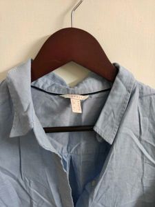 Blue Button-Down Shirt